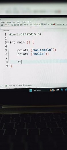 #C Language Introduction for Beginners..Start Coding with C Language 🚀.