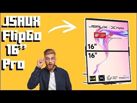JSAUX FlipGo Pro Dual Screen Portable Monitor Review