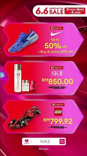 Shop for the real deals with LazMall on Lazada's 6.6 Super Wow Sale!