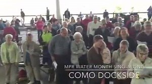 Thank you to everybody that came to Classical Minnesota Public Radio/MPR News' Water Month Sing-Along last night! Check out this video of nearly 300 people singing "Bridge Over Troubled Water" at Como Dockside! #SingToInspire | Choral Stream