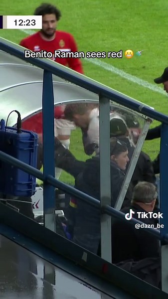 Benito Raman's Unsporting Red Card Incident