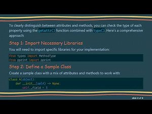 Understanding the Difference Between Attributes and Methods in Python Objects