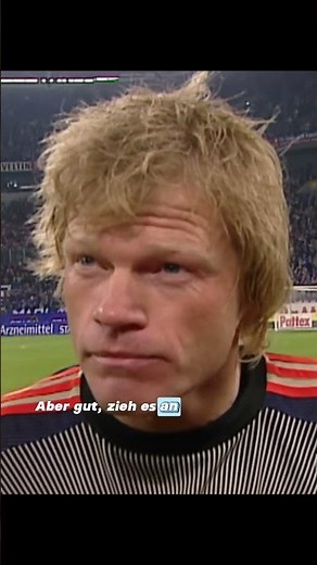 The moment Oliver Kahn became a goalkeeper! 🧤