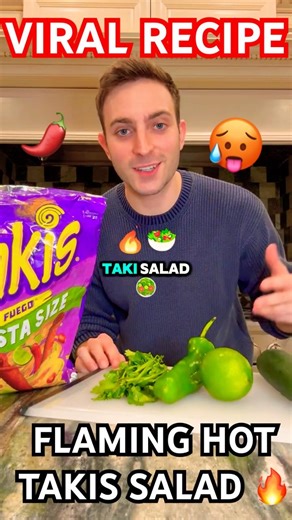Flaming Hot Takis Salad Recipe 🔥 I’m Never Eating Takis Normal Again