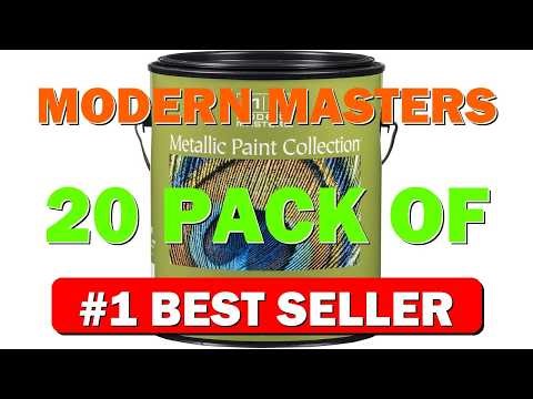 Modern Masters 20-Pack of 1 gal ME150 Silver Metallic Paint Collection, Satin - B0D85C8D3F
