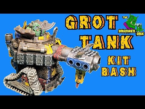 Grot Tank Kit Bash Scratch build for Warhammer 40k