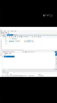 trim function in MYSQL #mysql #mysqldatabase #mysqltutorials #databaseconcepts #sql #sqlcommands