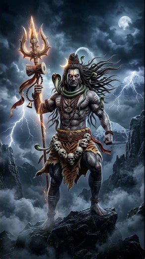 🔥Powerful Mahadev | Rudra Avatar | 🕉️Lord Shiva’s Fierce Form of Cosmic Destruction"⚡️🔱