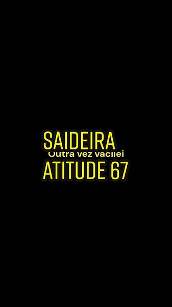 Saideira - Atitude 67: Cheguei às Oito e Meia