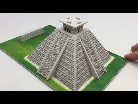 DIY Miniature Maya Pyramid ~ Buildream 3D Puzzle