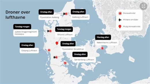 Få overblik: Det ved vi om drone-drama over Aalborg og Danmark