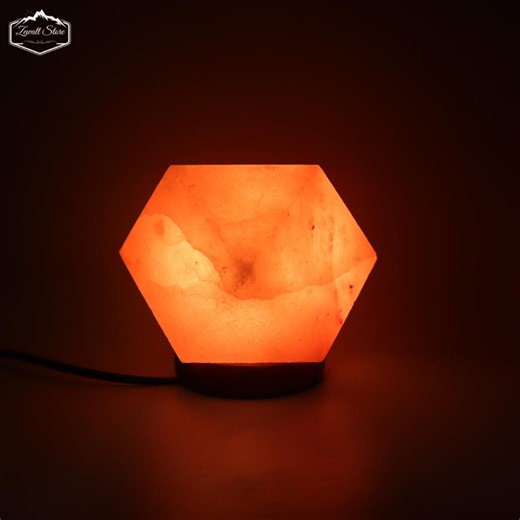 Buy Diamond Shape Himalayan Pink Salt Lamp 220V Crystal Night Light Home Decor Gift Online in India - Etsy