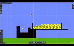 Algodoo candy machine