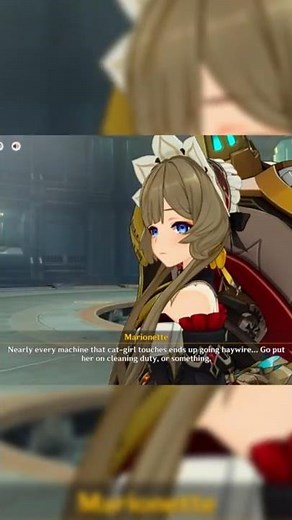 Hmmph! Marionette BAKA 😾#lynette #sandrone #genshinimpact