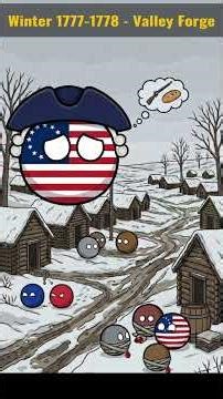 American Revolution Pt.9: Valley Forge ❄️ #shorts