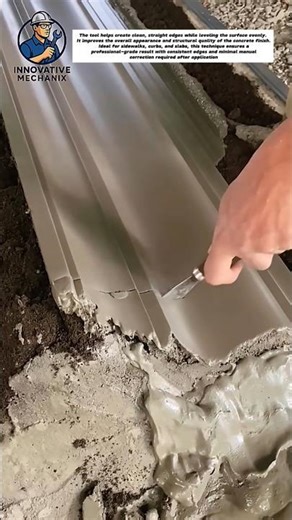 Perfect Concrete Edging Tool – Smooth Finish Like a Pro!