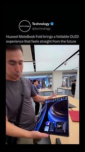 Huawei MateBook Fold brings a foldable OLED experience that feels straight from the future with a massive 18-inch display that folds into a compact 13-inch form factor for unmatched flexibility. 💻😮 This futuristic hybrid runs HarmonyOS 5 on likely Kirin X90 silicon, packs 32 GB RAM and up to 2 TB SSD, weighs just 1.16 kg, and unfolds at merely 7.3 mm while folding to 14.9 mm—powered by a 74.69 Wh battery with USB-C ports, six speakers, quad mics, an 8 MP camera, fingerprint sensor, Wi-Fi 6, an