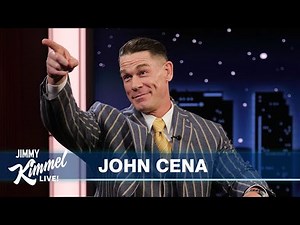 John Cena on Jimmy Asking Him to Be Naked at the Oscars, Retiring from Wrestling & Final Match Ever