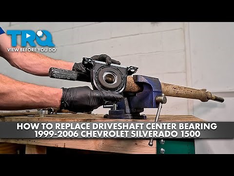 How to Replace Driveshaft Center Bearing 1999-2006 Chevrolet Silverado 1500