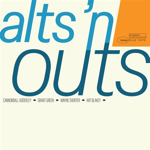 "Alts 'N Outs" is a compilation of alternate takes & outtakes from iconic Blue Note sessions by Cannonball Adderley, Grant Green, Wayne Shorter, Art Blakey, Jimmy Smith & Sonny Clark released on vinyl for the first time! Now available on blue or black vinyl on the Blue Note Store! Pre-order: https://store.bluenote.com/products/alts-n-outs-the-other-side-of-blue-note | Blue Note Records