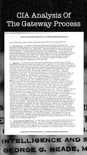 Intro To CIA Gateway Report - Basic Mechanics Of Out of Body Process #hemisync