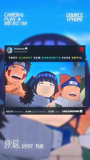 Almost Saw Kakashi's Face until 💀 #naruto #shorts
