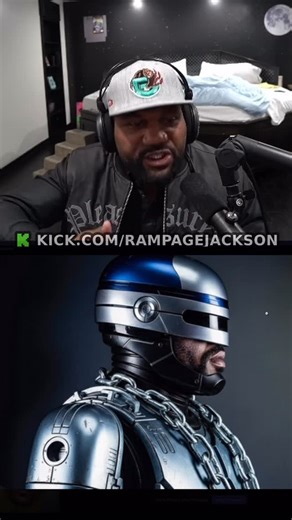 KickKlanker on Instagram: "RoboCop Jackson Almost Banned his Whole Chat for These Comments #rampagejackson #fyp"
