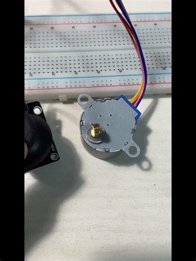 Stepper control with joystick on arduino tutorial #shorts #scheme #arduino #stepper #fyp #circuit