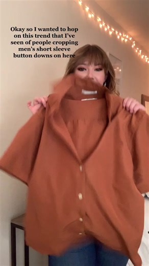 DIY Men's Button Down Crop Shirt Tutorial | Fashion Styling