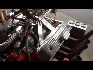 Y-block 292 race engine :Test 2