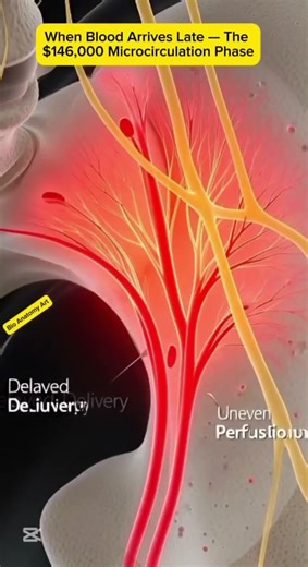 When Blood Arrives Late — The $146,000 Microcirculation Phase