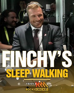 145K views · 1.3K reactions | Aaron Finch sleep walked into Justin Langer's hotel room earlier this week!  | Triple M Cricket | Facebook