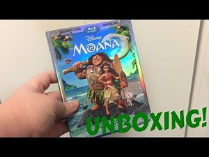 MOANA BLU-RAY & Dvd Unboxing!