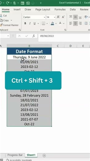 Date Format in Excel #thedigitalworkspace #excel #digitalworldlearning