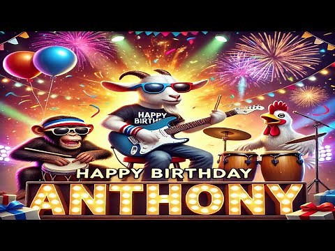 Happy Birthday Anthony – Your Personalized Birthday Song