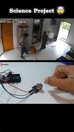 Gus Leakage Project With Arduino Uno 🤯 #shorts #trending #science
