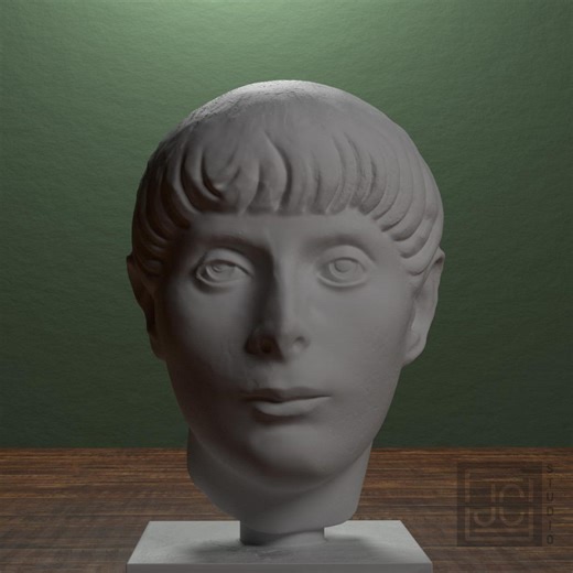 Head of a Young Man Texas Portrait Head, Museum Sculpture Replica, Classical Shelf Decor by JCSFY - Etsy