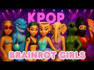 KPOP x ITALIAN BRAINROT – Killin’ It Girl Meme Rap (Official Parody MV) | Beach Dance