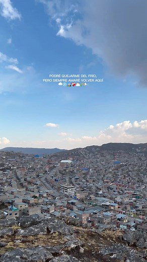 Asi pase una semana o un año, siempre elegiré volver a casita. ❤️‍🩹 Desde el mirador de Tahuantinsuyo, en la época de vuelo de cometas. 🪁🌬️ Cerro de Pasco, a 4380 msnm. #cerrodepasco #pasco #peru #mirador