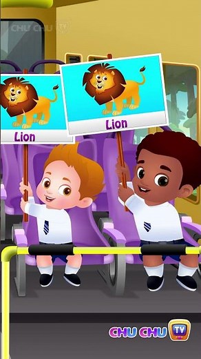 Going to the Forest Song - Wild Animals #ChuChuTV #NurseryRhymes #Shorts #KidsSongs