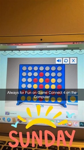 Always for Fun on Game Connect 4 on the Computer