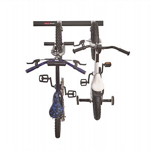 Rubbermaid Garage FastTrack Bike Kit, 3-Piece Bike Kit, Black/Grey