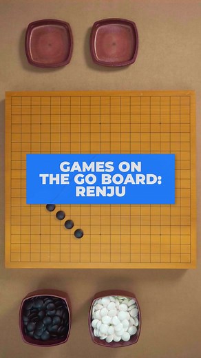 How to Play Renju on the #GoGame Board 👉 Full video on YouTube — Go-Unrelated Games on a Go Board #Baduk #Gomoku #Weiqi #Igo #BoardGame #Renju #GomokuNarabe #NinukiRenju #FiveInARow