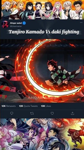 Tanjiro Kamado Vs daki gighting🤯🥶👀#demonslayer#daki#demondaki#demon#slayer#animeedit #alightmotion