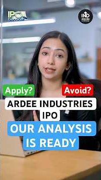 Ardee Industries IPO: We Read the DRHP So You Don't Have To! Apply Or Avoid Explained