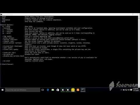 pip is not recognized as an internal or external command operable program or batch file