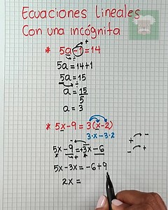 4.3K views · 344 reactions | Aprende a resolver ecuaciones lineales | Juegos Matemáticos | Facebook