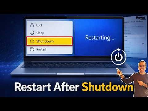 💻 PC Restarts Instead of Shutting Down? Windows 11 Final Fix!