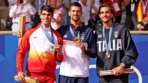 Novak Djokovic defeats Carlos Alcaraz for first Olympic gold medal | ATP Tour | Tennis