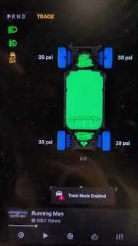 Tesla Performance Track Mode in the snow! #tesla #trackmode
